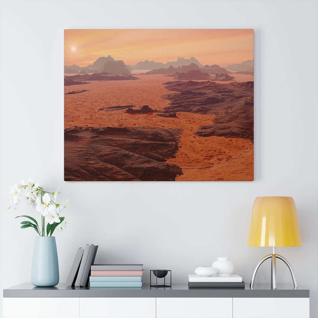 Desert Midwest Wall Art Canvas Print - Modern Home Decor for Living Room, Bedroom & Office - Ready to Hang