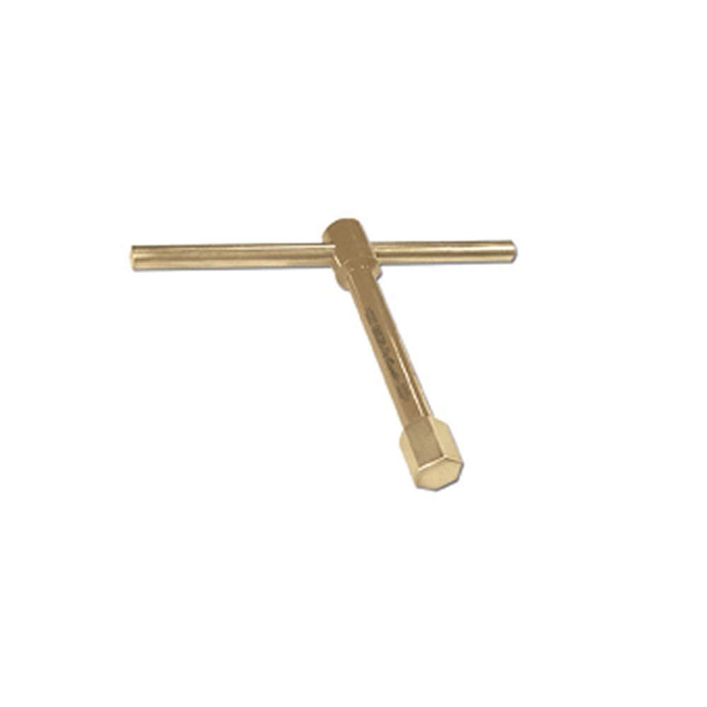 10mm Non-Sparking Copper Beryllium (Cu-Be) Hexagonal Wrench - Ideal for Oil Refineries, Chemical Plants & Explosive Environments