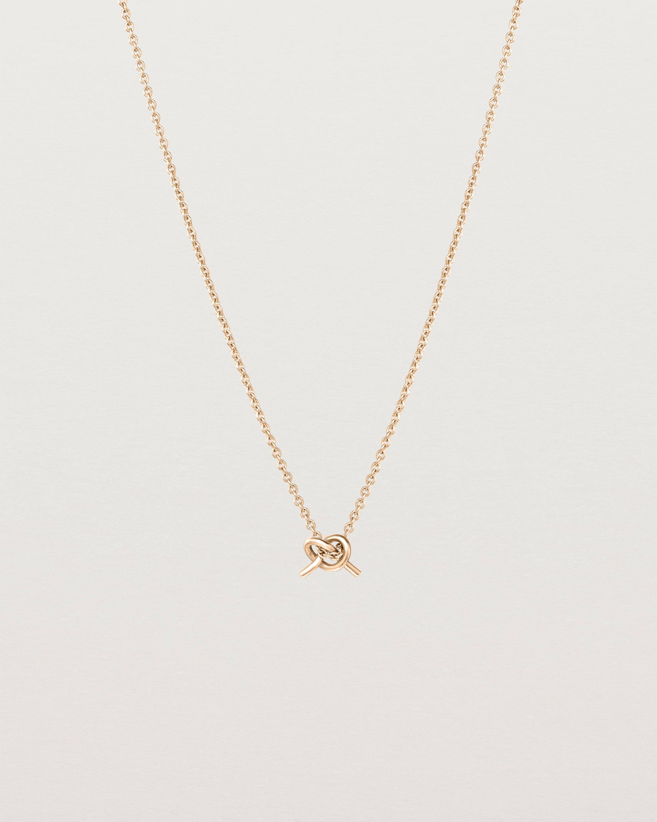 Rose Gold Cara Necklace for Women - Elegant Dainty Jewelry Gift for Her - Perfect for Weddings, Anniversaries & Everyday Wear