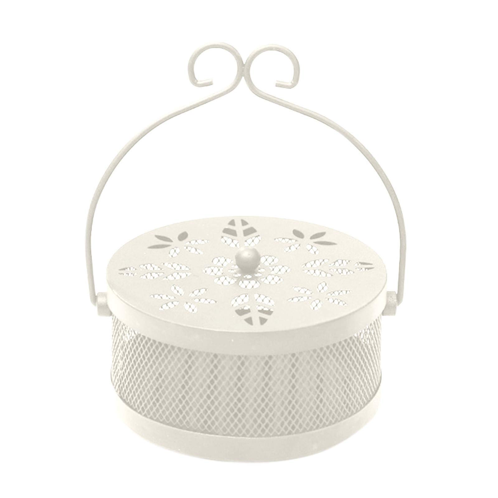 **Yiser Portable Retro Incense Burner Coil Holder - White, One Size - Perfect for Lawn, Garden, Meditation & Home Decor**