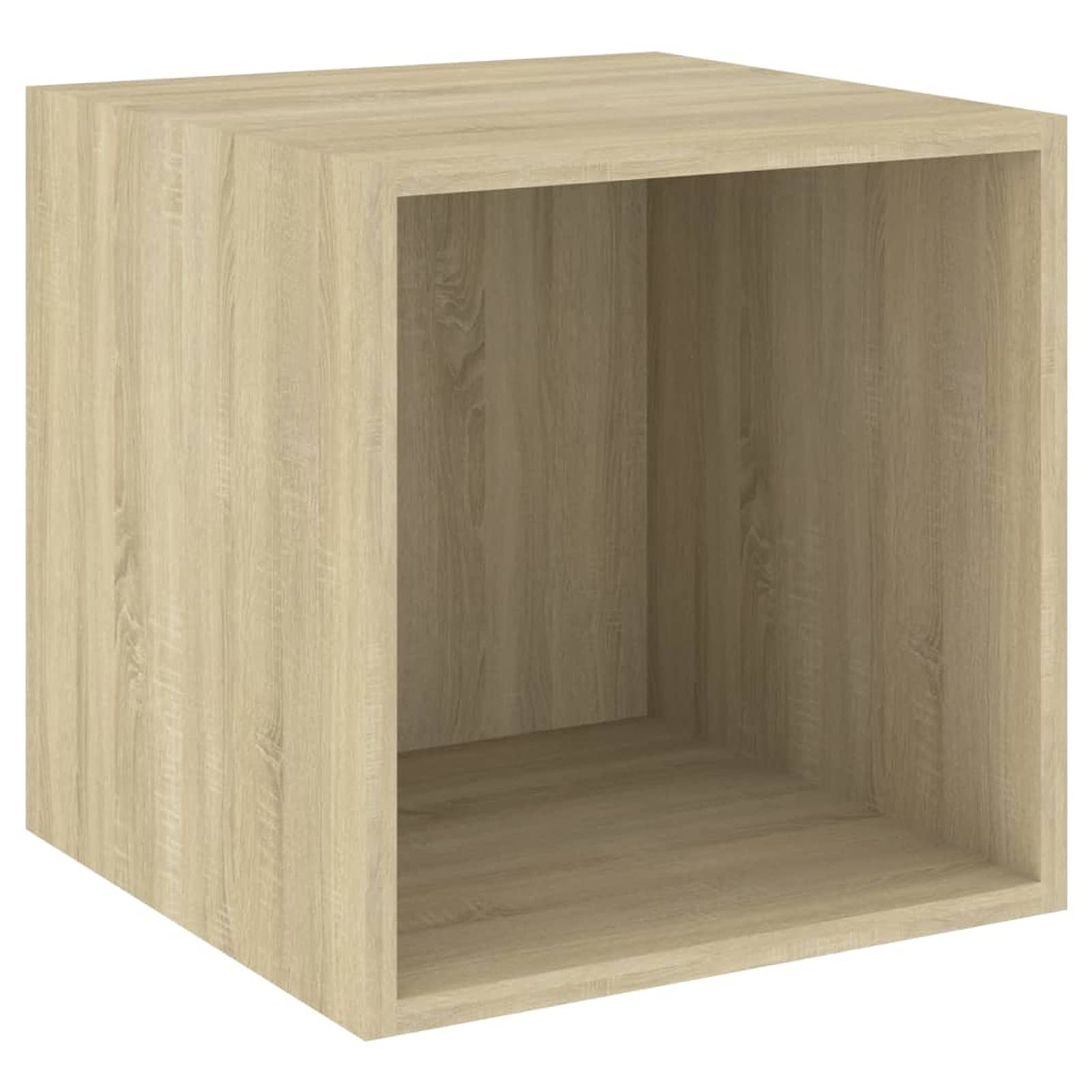 Modern Wall Storage Cabinet - Sonoma Oak 14.6