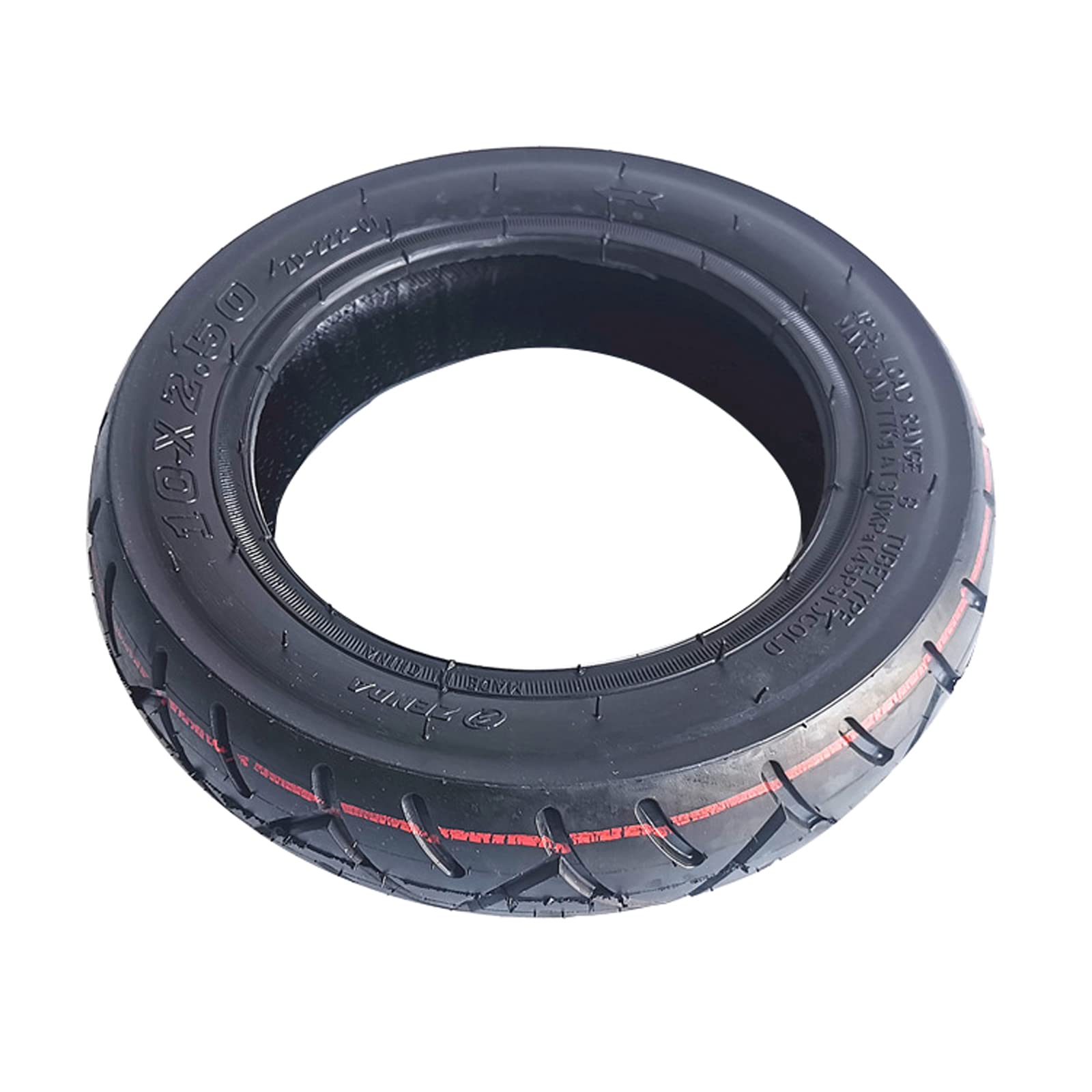 JHAOYU 10x2.50 Electric Scooter Replacement Tires - Durable Rubber Wheels with Thickened Inner & Outer Tires (1 PC) - Perfect for Commuting, Urban Travel & Last-Mile Transportation