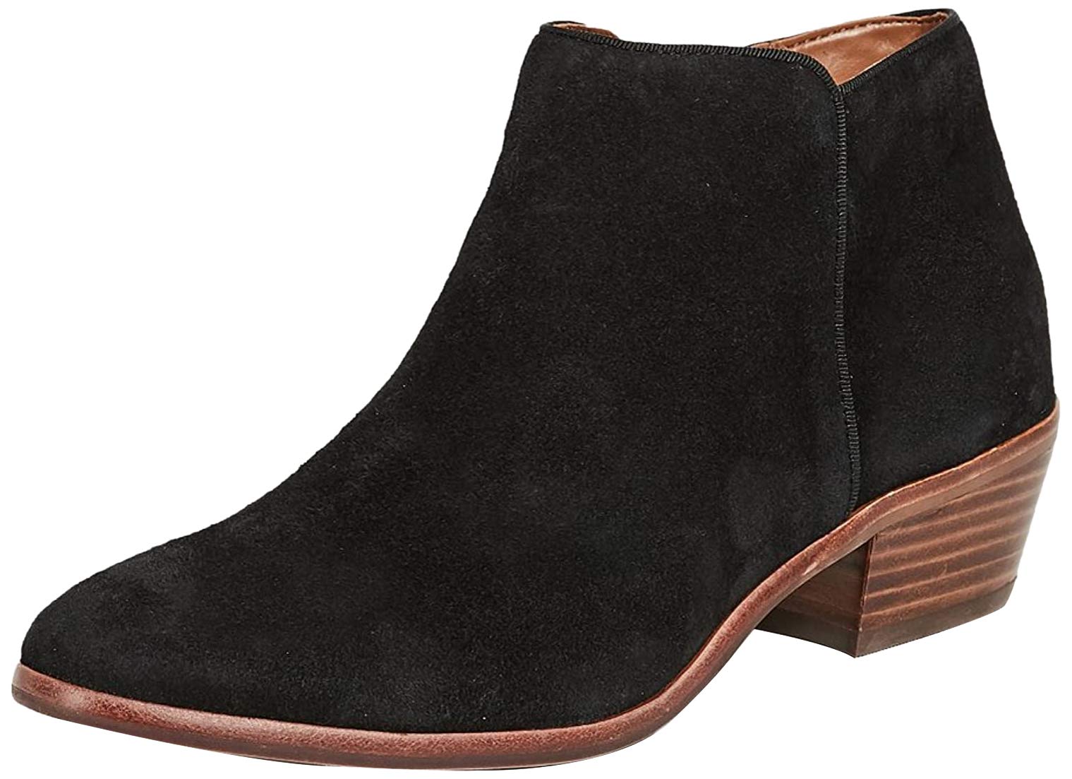 Sam Edelman Women's Petty Ankle Boots - Comfortable Leather Chelsea Booties for Women, Fashionable Low Heel Shoes for Work, Casual & Date Night Outfits