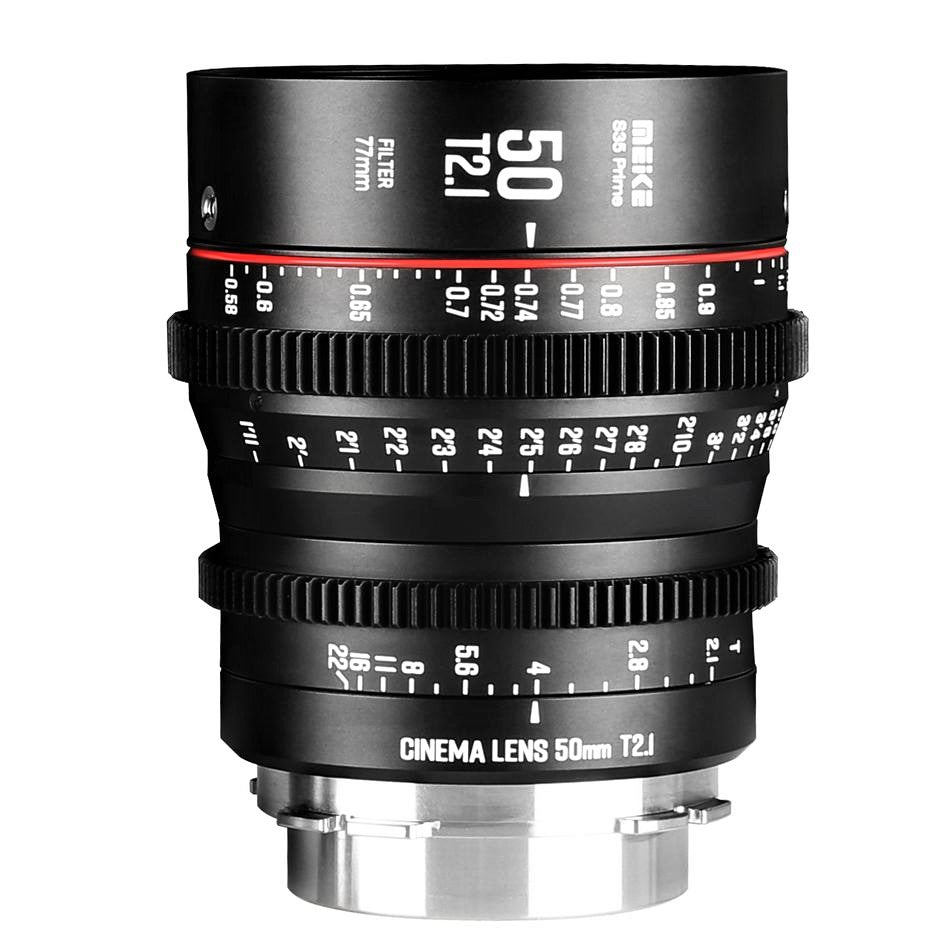 Meike Cinema Super35 50mm T2.1 Lens for Canon EF Mount - Professional Full Frame Camera Lens for Filmmaking, Videography & Photography