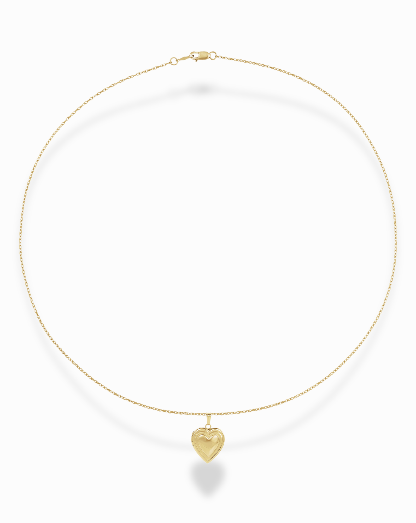 14K Gold Greta Heart Locket Necklace for Women - Elegant Personalized Photo Pendant Jewelry Gift for Mom, Wife, Girlfriend - Perfect for Valentine's Day, Anniversary & Special Occasions