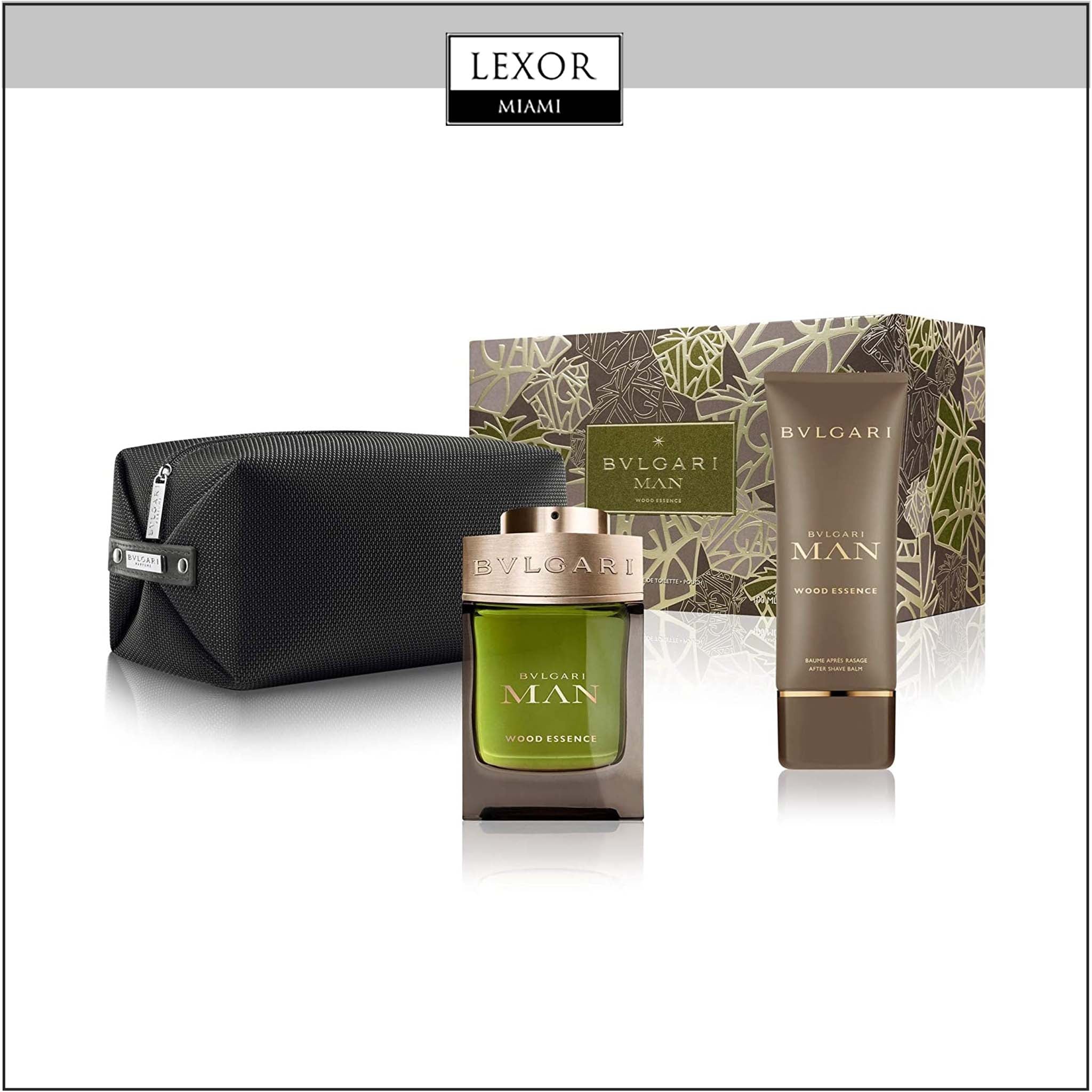 Bvlgari Man Wood Essence 3.4 oz Eau de Parfum for Men - Luxury Cologne Gift Set with Travel Size, Perfect for Business Trips & Date Nights
