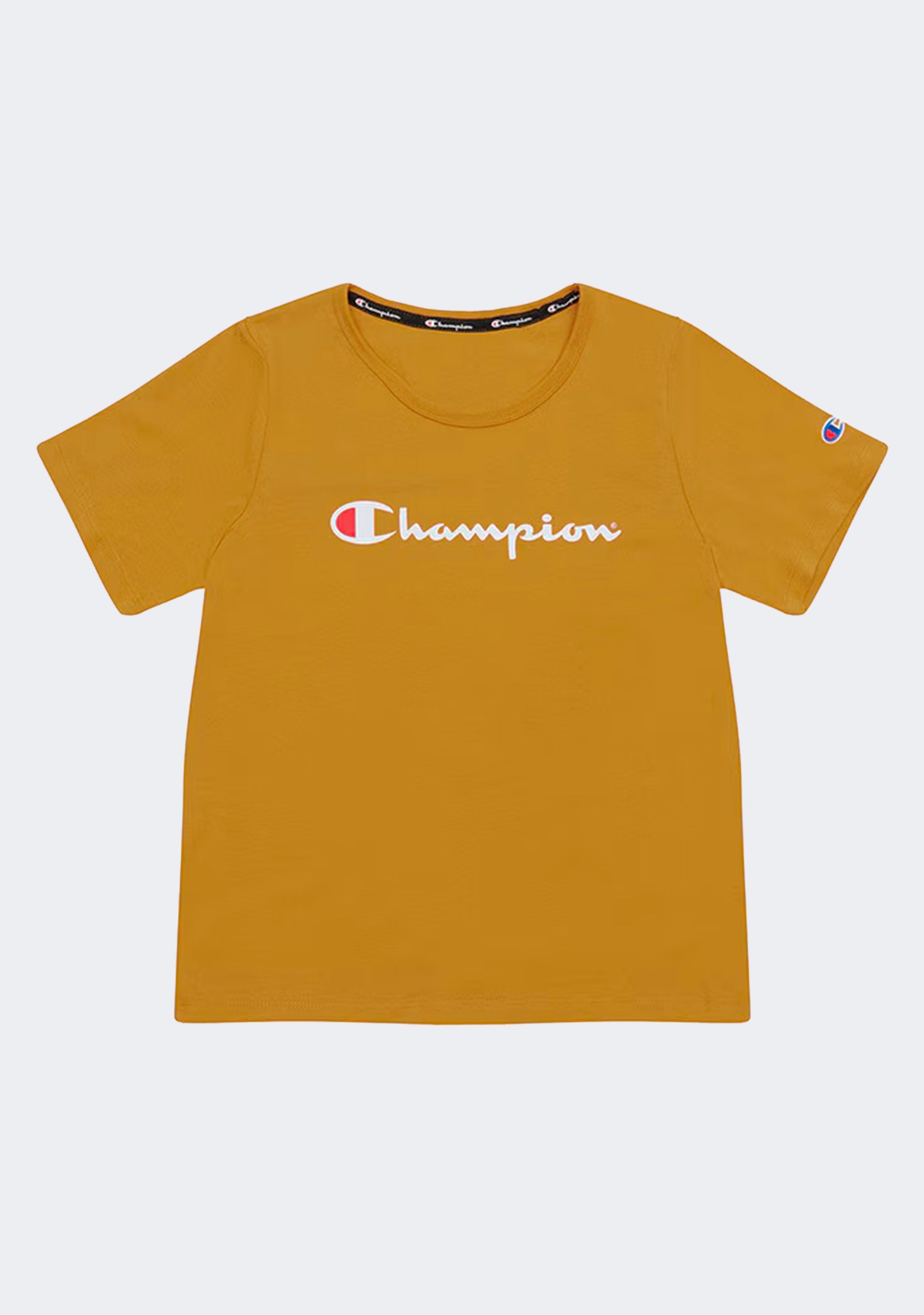 Champion Kids' Script Short Sleeve T-Shirt - Soft Cotton Tee for Boys & Girls - Perfect for School, Play & Everyday Wear