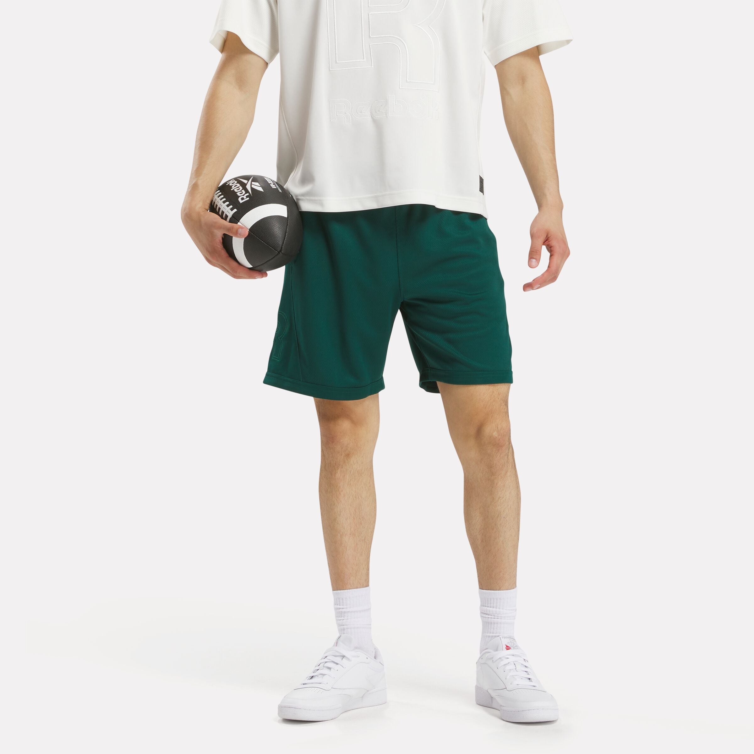 Team Tradition Mesh Athletic Shorts - Breathable Quick-Dry Running Shorts for Men & Women - Collegiate Green - Perfect for Gym, Workouts, and Casual Wear
