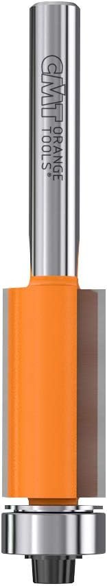 CMT 806.127.11 Flush Trim Router Bit - 1/4 Inch Shank, 1/2 Inch Bearing, 1/2 Inch Cutting Diameter, 1 Inch Cutting Length - Perfect for Woodworking, Cabinet Making & Edge Trimming