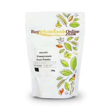 Organic Pomegranate Powder 250g - 100% Pure Whole Foods Superfood for Smoothies, Baking & Healthy Drinks | Antioxidant-Rich Supplement for Immunity & Skin Care