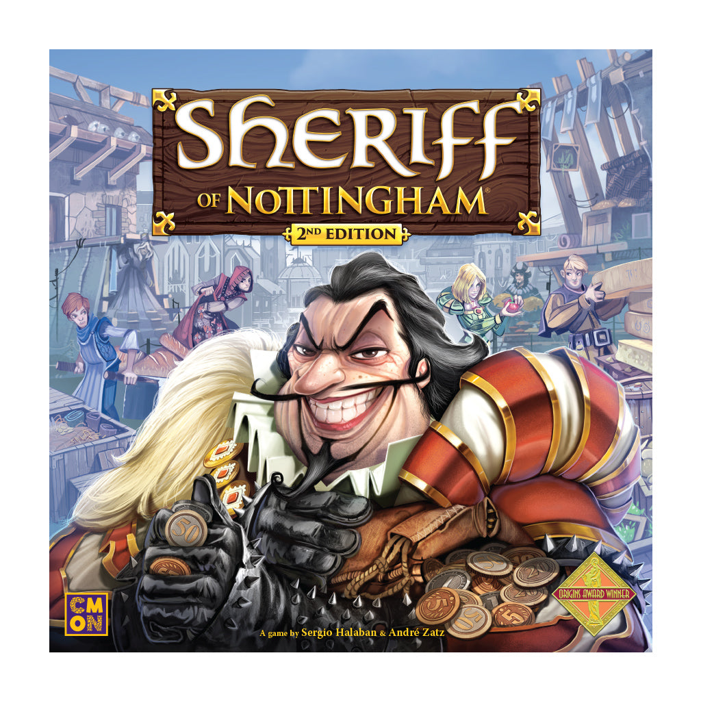 Sheriff of Nottingham 2nd Edition Board Game - Medieval Bluffing Strategy Game for Adults & Teens - Perfect for Game Nights, Parties & Family Gatherings