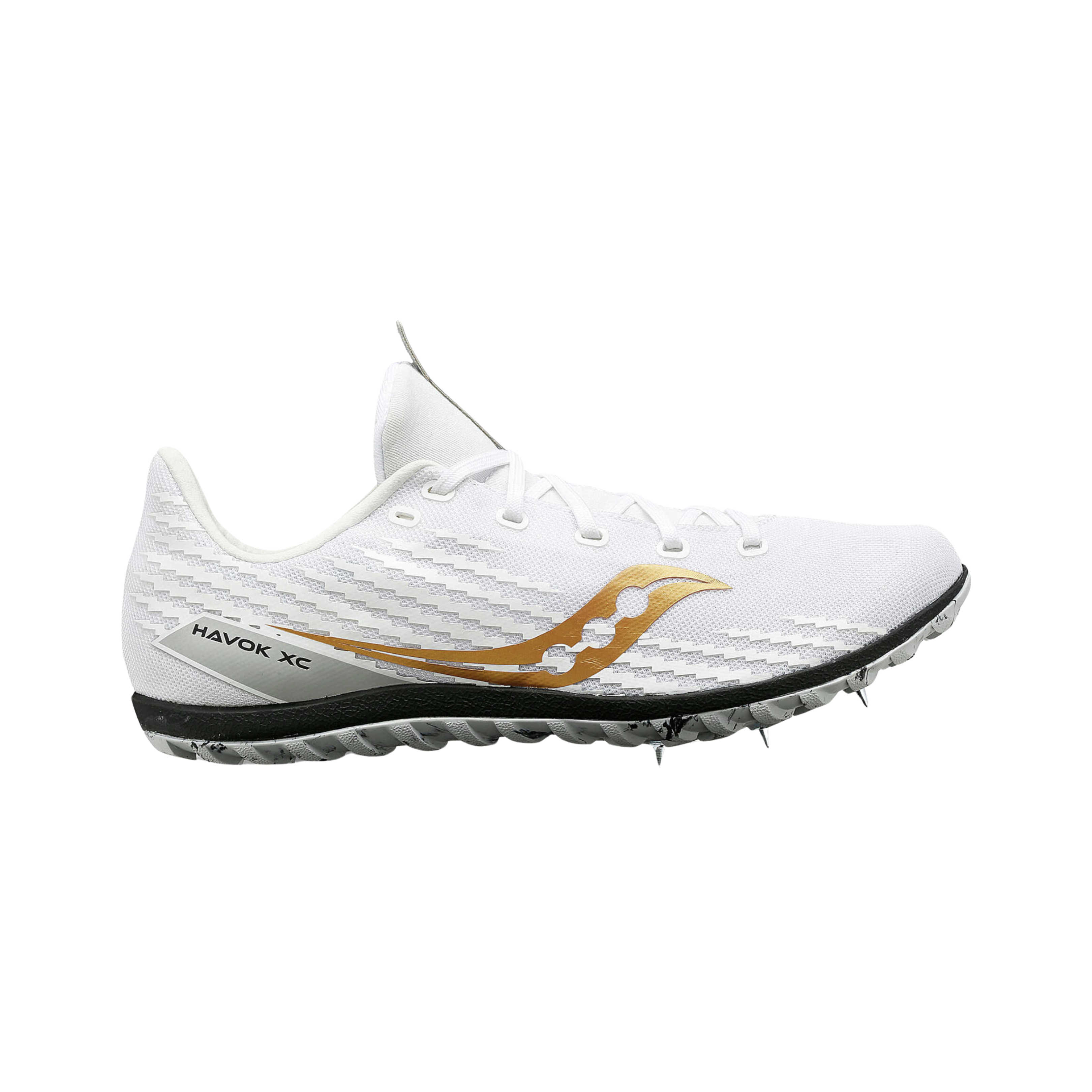 Women's Havok XC3 Running Spikes - White (Regular Width) | Track & Field Shoes for Sprinting, Cross Country & Competition