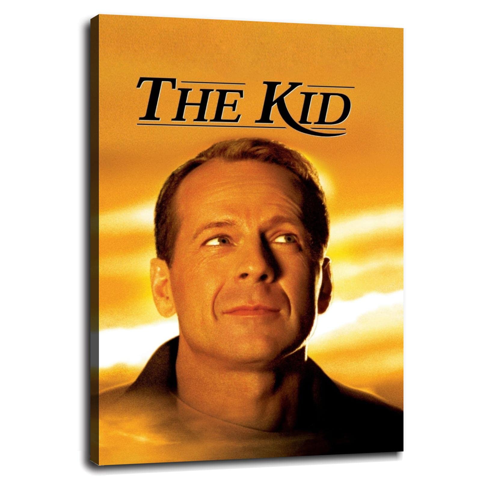 Bruce Willis The Kid Movie Poster - Premium Canvas Print Wall Art 36x24 Inches, Framed for Home Theater, Dorm Room & Office Decor - Perfect Gift for Film Lovers & Cinema Enthusiasts