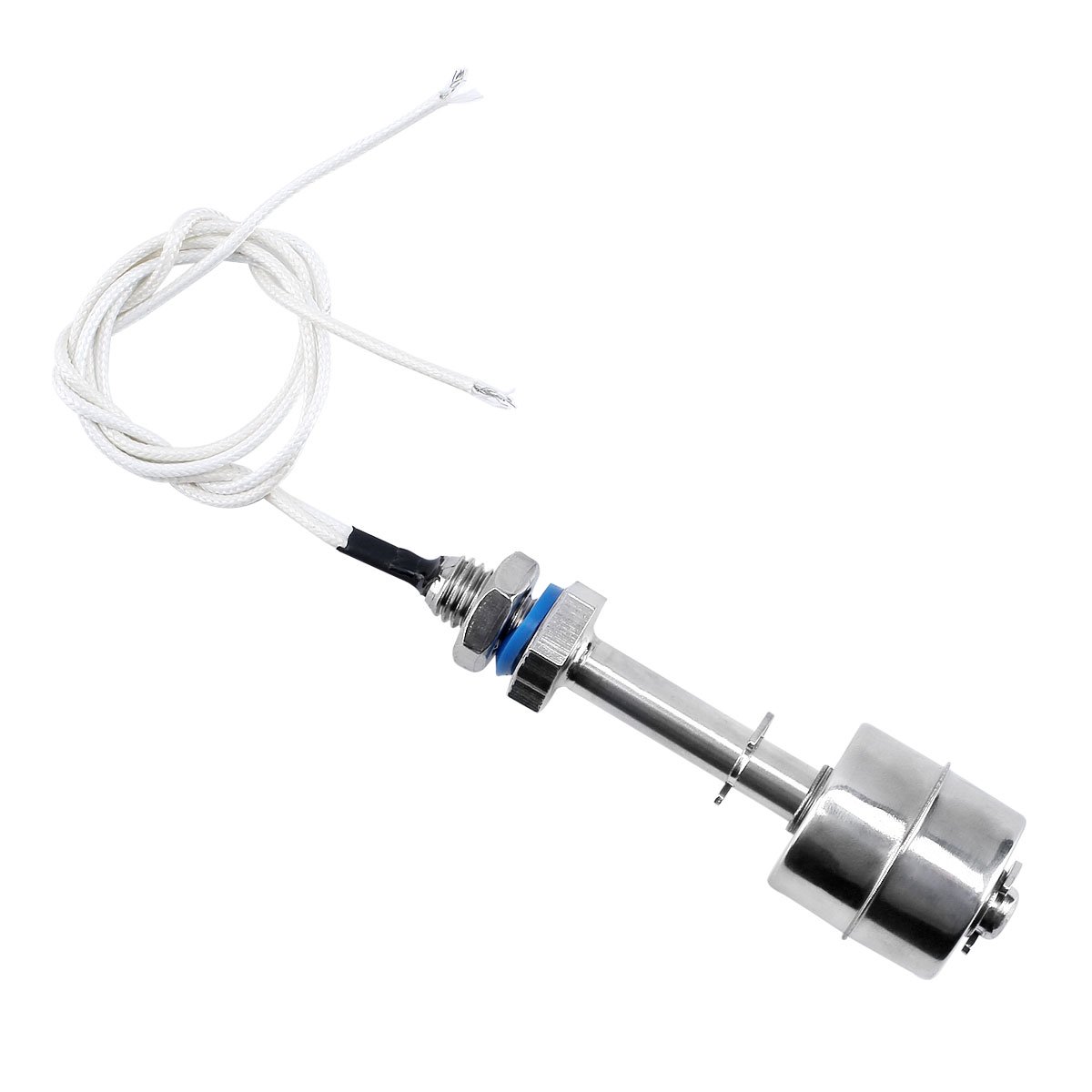 Elecall ES7510 Stainless Steel Water Level Sensor Float Switch 110V - Ideal for Water Tanks, Pools, and Industrial Liquid Monitoring