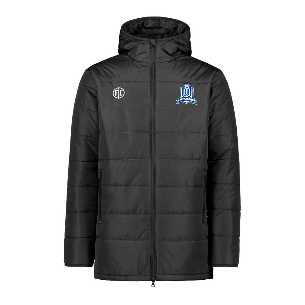 Queenstown AFC Club Padded Jacket - Warm Winter Soccer Jacket for Men & Women - Perfect for Football Matches, Training & Outdoor Activities