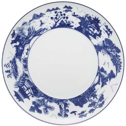 Blue Shou Dessert Plate - Elegant Ceramic Dessert Plates for Cakes, Pastries & Snacks - Perfect for Parties, Afternoon Tea & Home Decor