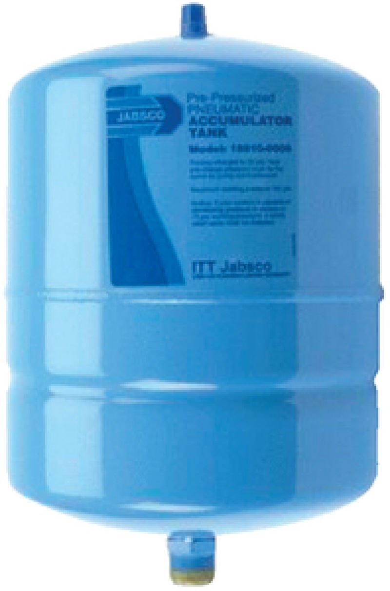 Jabsco 188100000 2 Gallon Accumulator Tank for Marine & RV Water Systems - Pressure Stabilizer for Smooth Water Flow