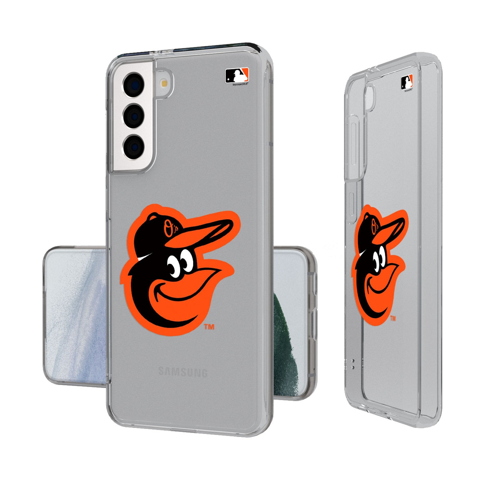 Baltimore Orioles Insignia Clear Phone Case for iPhone & Samsung - Shatterproof Protective Cover with Team Logo - Perfect for Baseball Fans & Game Day Support