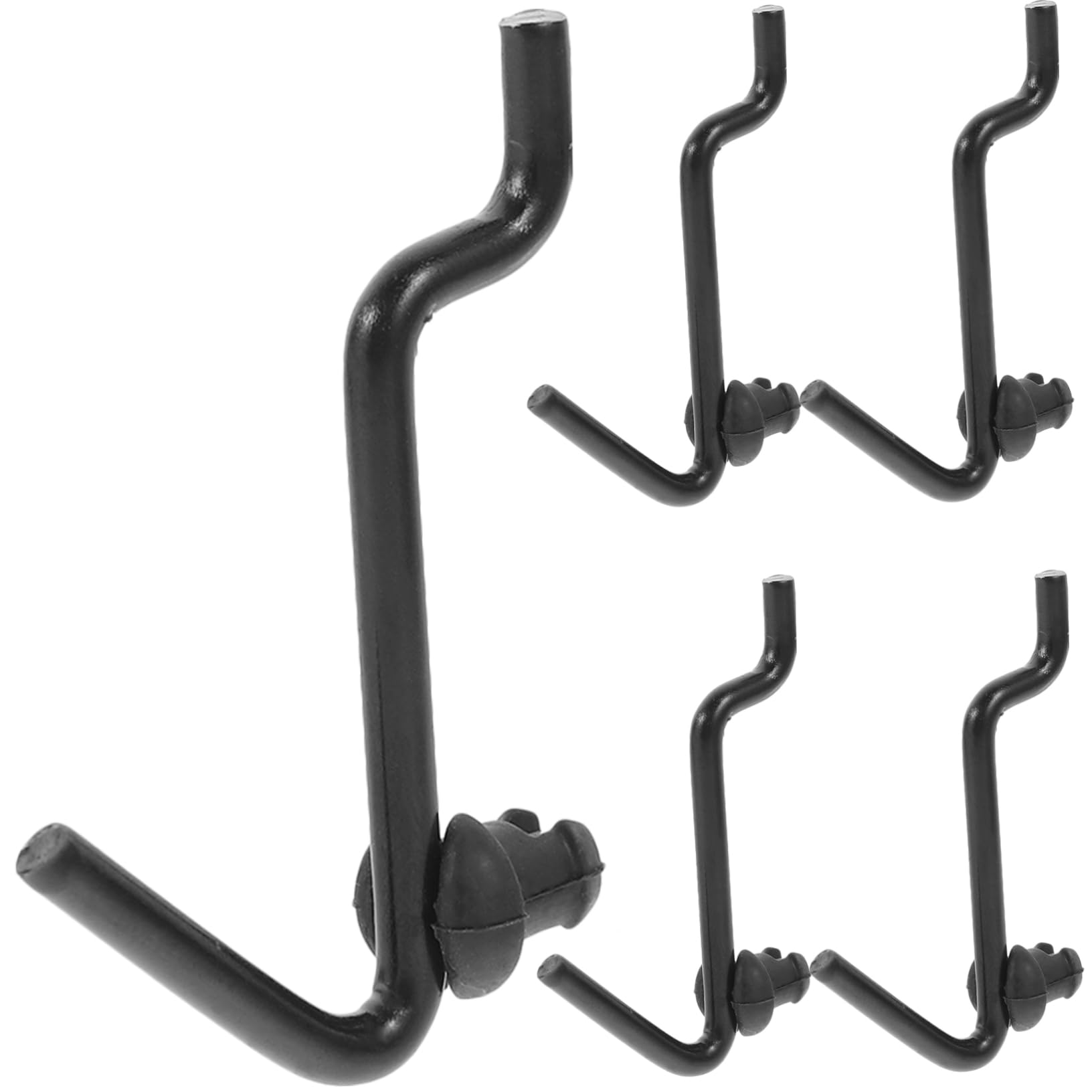 5pcs Iron Pegboard Hooks for Tools & Organizers - Garage & Workshop Use