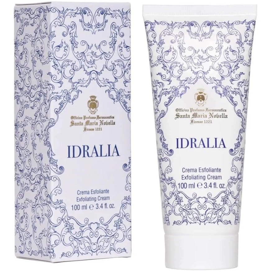 Santa Maria Novella Idralia Exfoliating Face Cream with Free Sheet Mask - Gentle Exfoliation for Radiant Skin | Perfect for Daily Skincare Routine & Spa Nights