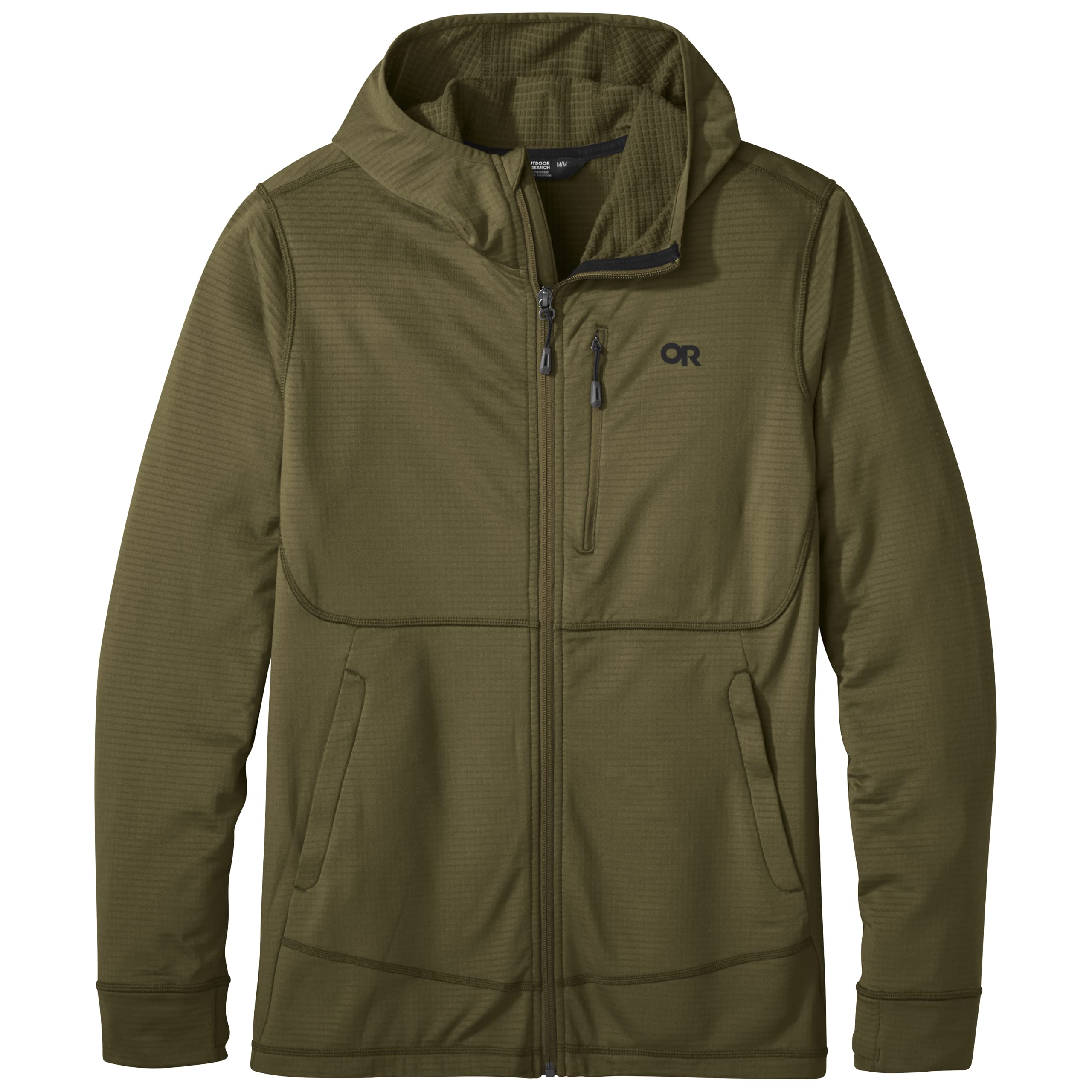 Outdoor Research Men's Vigor Full Zip Hoodie - Lightweight Quick Drying Jacket for Hiking, Camping & Outdoor Adventures