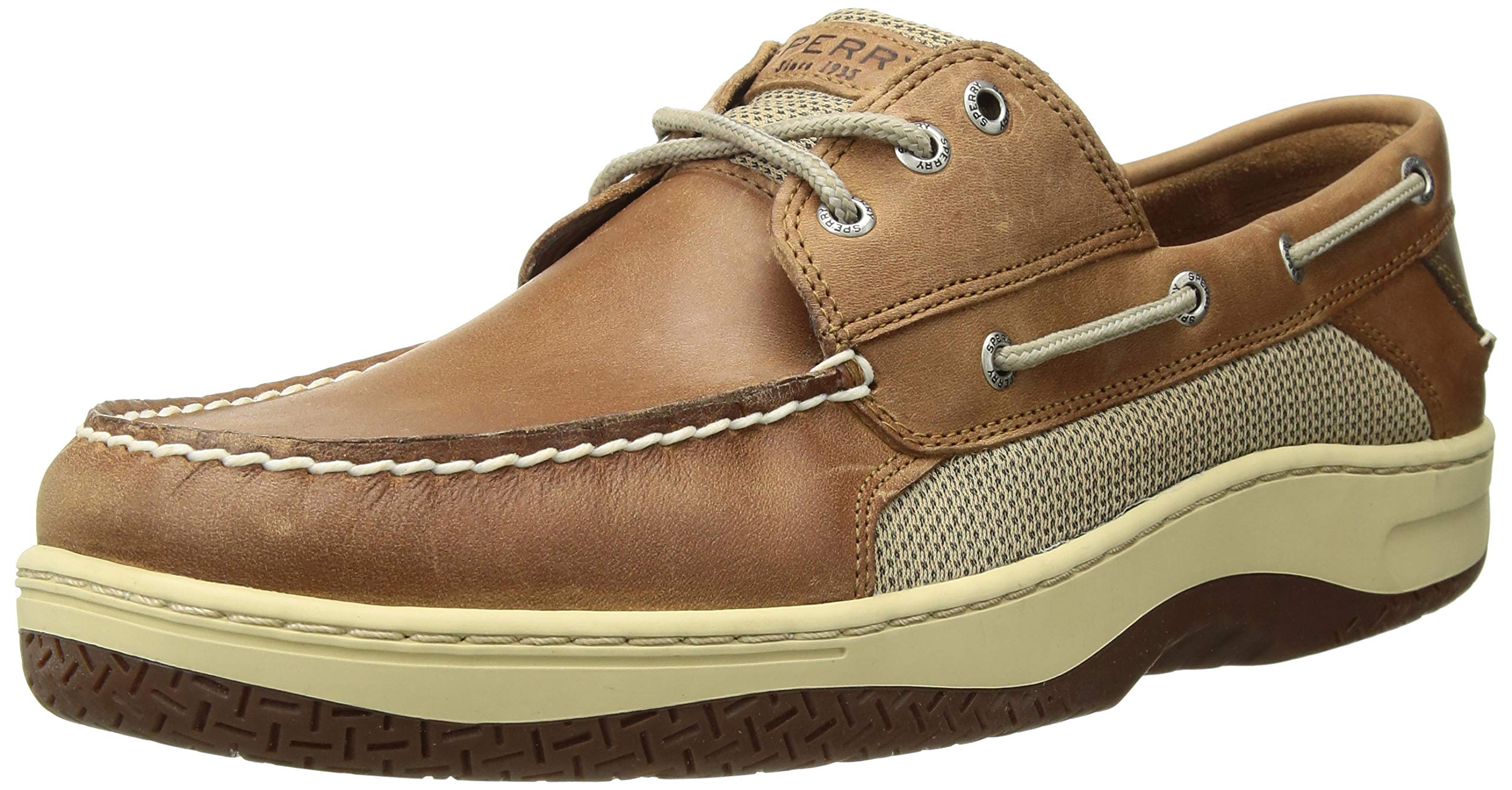 Sperry Men's Billfish 3-Eye Boat Shoe - Non-Slip Deck Shoes for Men | Water-Resistant & Comfortable Boat Shoes | Perfect for Sailing, Fishing & Casual Wear