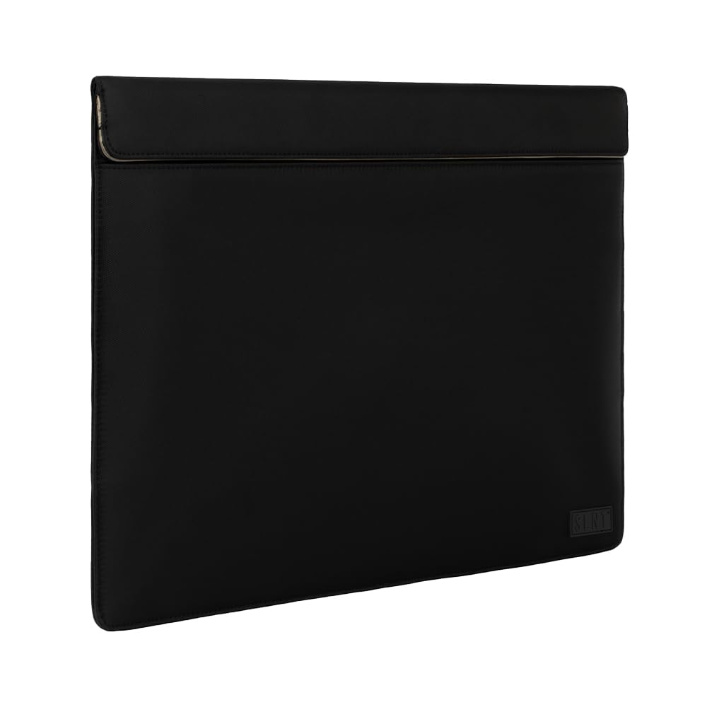 SLNT Faraday Bag for Laptop 13-15 inch - Signal Blocking Pouch with Weatherproof Nylon & Silent Pocket Technology - Anti-RFID EMF Protection for MacBook, iPad, Tablets - Perfect for Travel, Office & Data Security (Black, 15 inch)