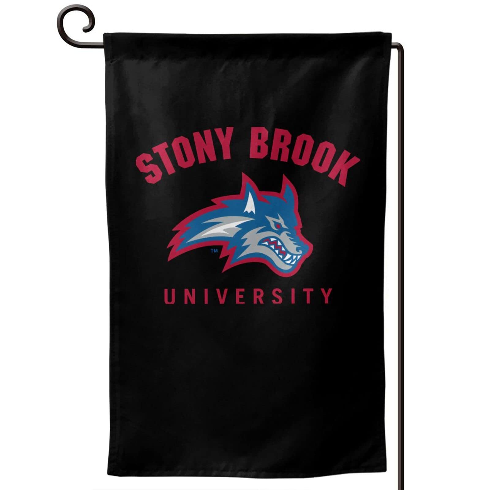 Stony Brook University Logo Double Sided Garden Flag - Outdoor Indoor Yard Decor for College Alumni Fans, Perfect for Game Day, Graduation Gifts & Campus Pride
