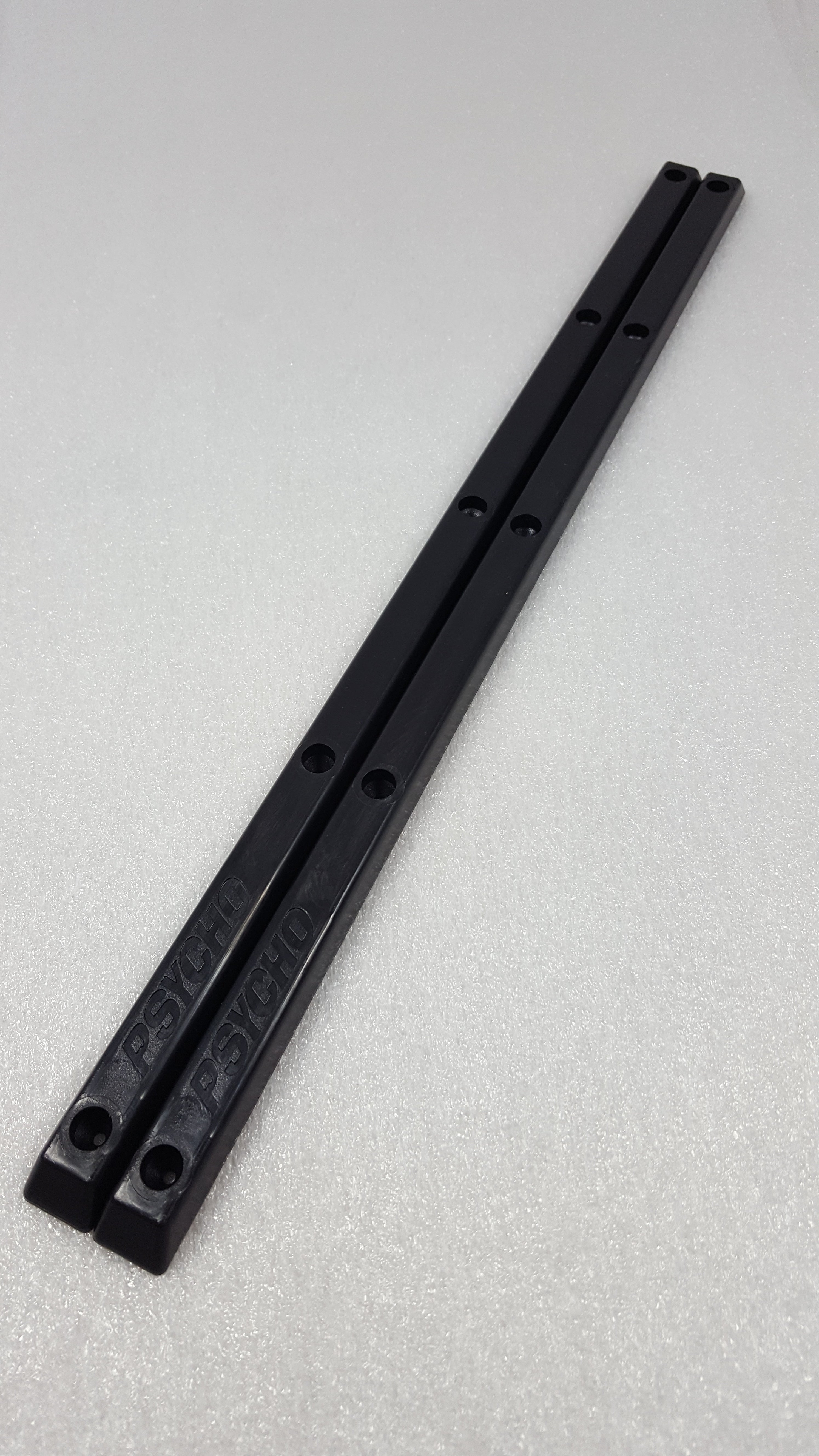 Psycho Skateboard Rails Set - Black | Durable Grind Rails for Skateboard Tricks & Street Skating