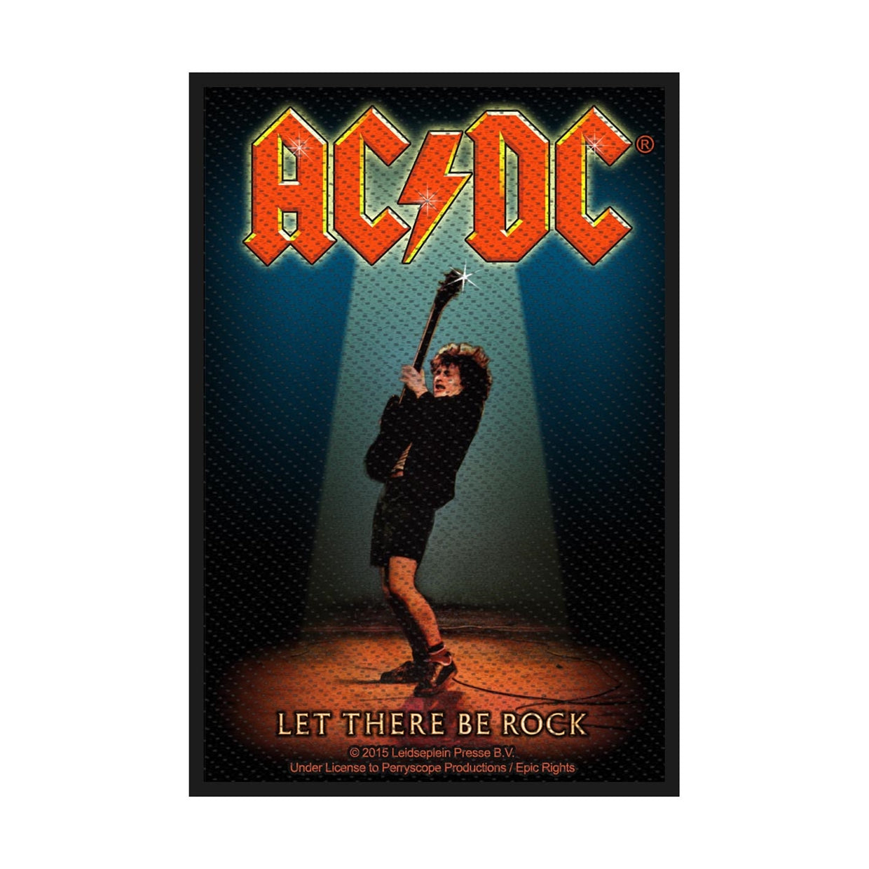AC/DC Let There Be Rock Sew On Iron On Patch for Jackets, Bags & DIY Crafts - Rock Band Merchandise for Fans & Music Lovers