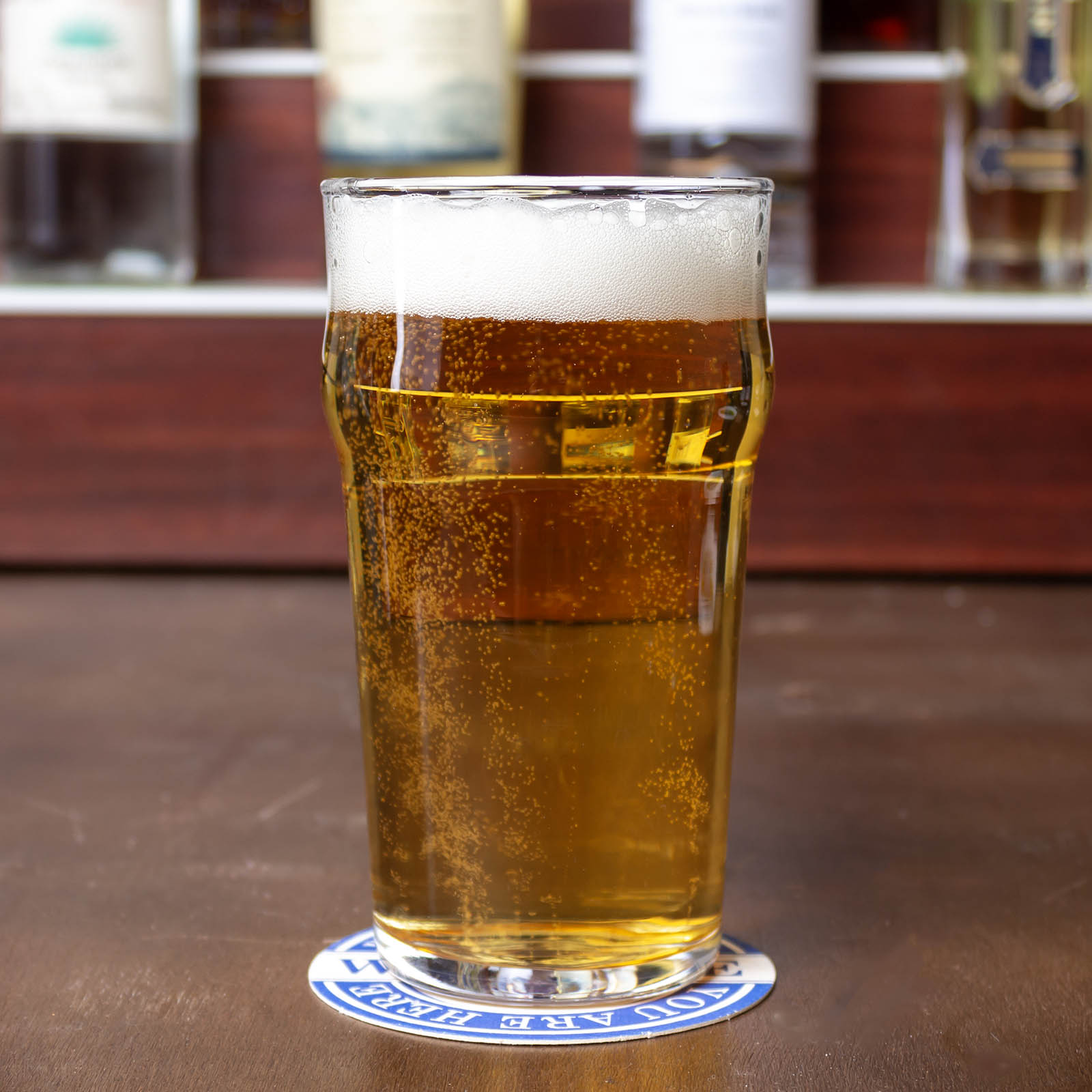 BarConic® 20 oz English Pub Glass - Heavy Duty Beer Pint Glass Set for Home Bar, Restaurants & Parties - Perfect for Stout, Ale, Lager & Craft Beer Drinking