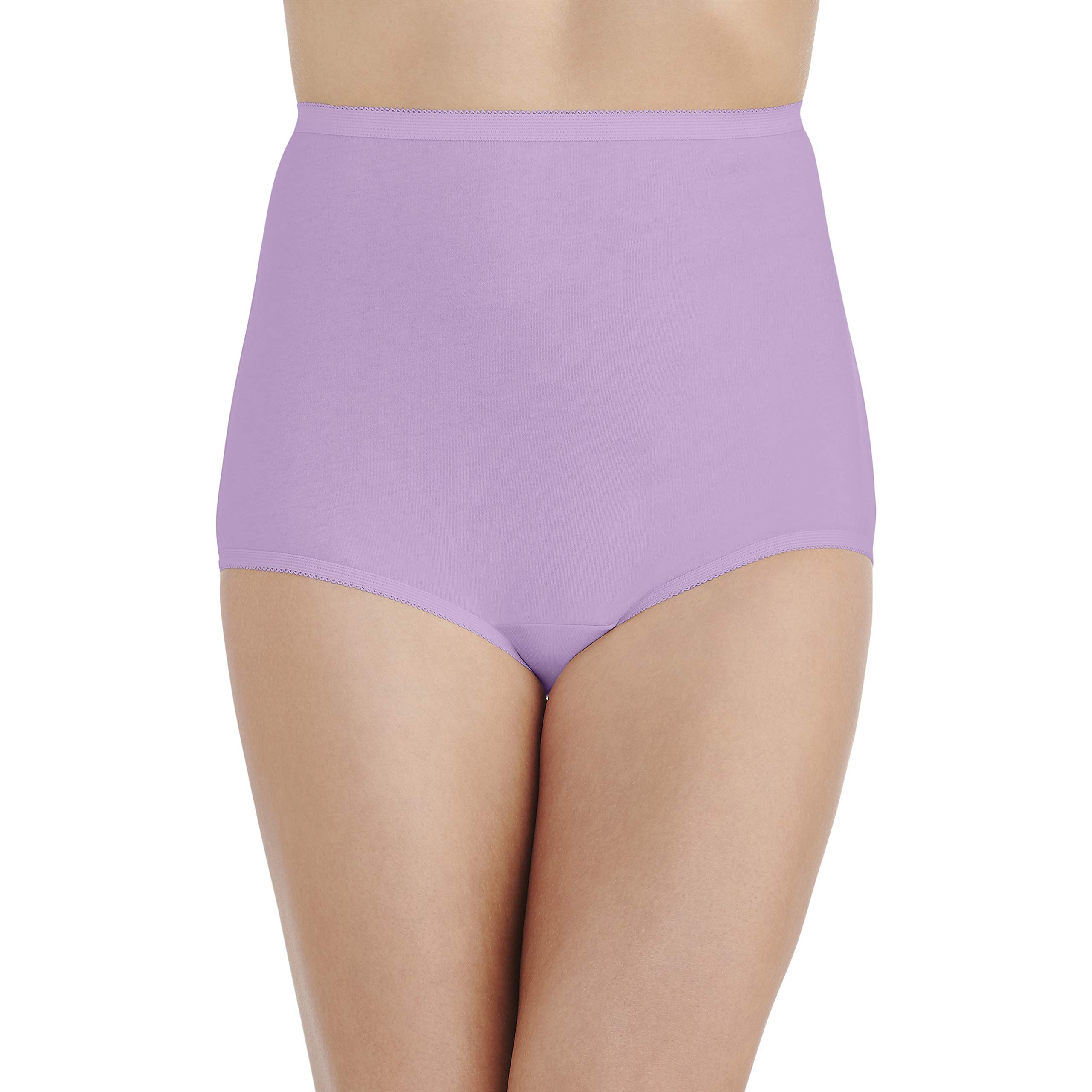 Vanity Fair Women's Perfectly Yours Tailored Cotton Brief Panty 15318 - Soft Comfort Underwear for Everyday Wear, Work & Sleep
