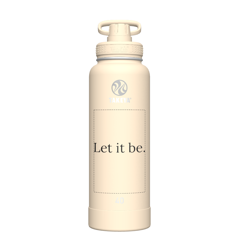 40oz Customized Oatmilk Bottle with Spout Lid - Perfect for Smoothies, Coffee, and On-the-Go Hydration