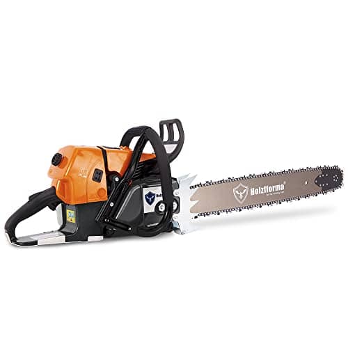 92CC G660 Holzfforma Gasoline Chainsaw - 28 Inch 3/8 .063 Guide Bar with 92DL Saw Chain & Protective Guard - Professional Forestry, Tree Cutting & Firewood Processing Power Tool