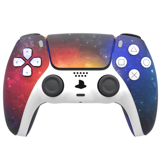 Custom PS5 Controller with Galaxy Design - Wireless Gamepad for PlayStation 5 - Perfect for Gaming, Streaming & Competitive Play