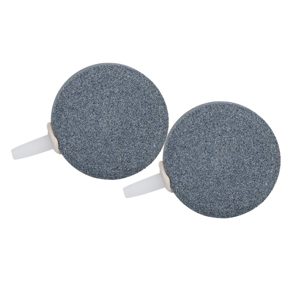 Premium Worii Air Pump Air Stone - Round Oxygen Diffuser for Aquariums & Fish Tanks - Enhances Oxygenation for Healthy Fish - Perfect for Freshwater & Saltwater Tanks, Hydroponics, and Pond Aeration
