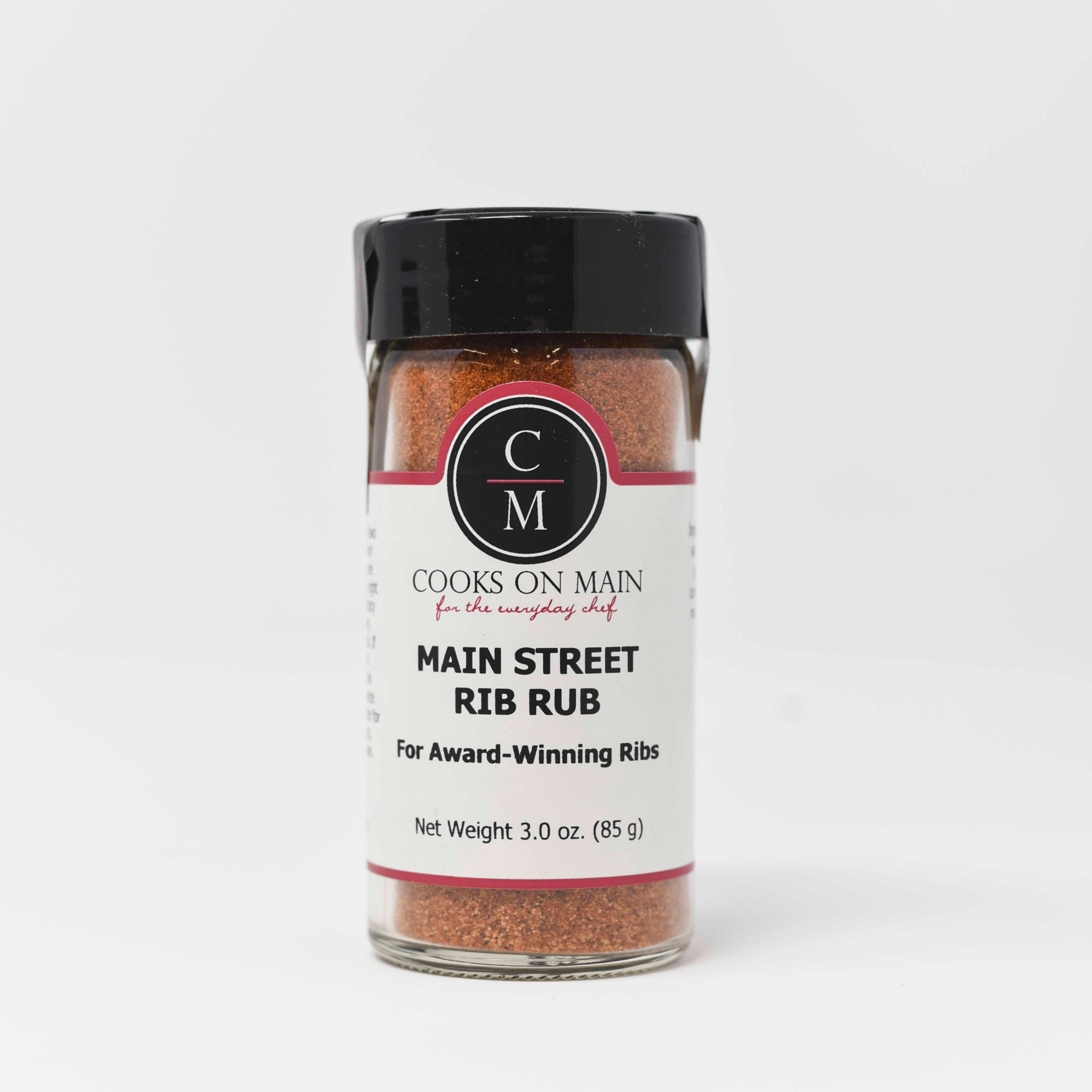 Main Street Rib Rub - Premium BBQ Dry Rub Seasoning for Ribs, Pork, Chicken & Beef | Perfect for Grilling, Smoking & Outdoor Cooking