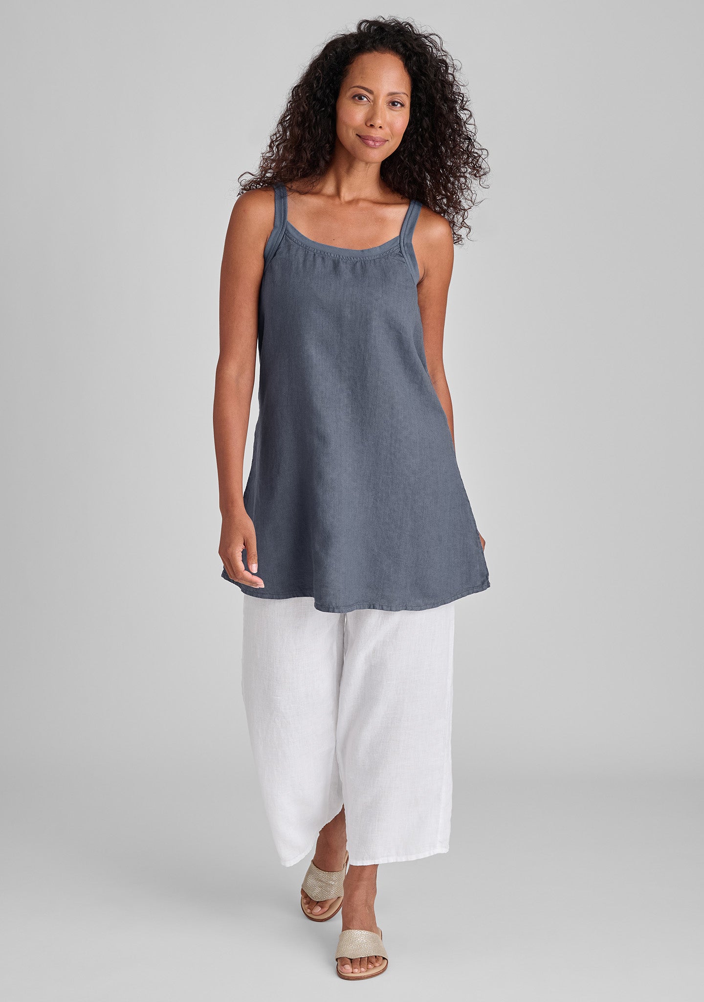 Renewed Linen Drawstring Pants for Women - Comfortable Casual Summer Beach Pants with Elastic Waist - Perfect for Yoga, Travel & Lounge Wear