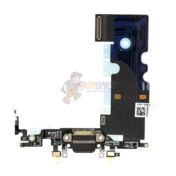 Original iPhone 8 Charging Port Replacement - OEM Quality Lightning Connector Dock Charger Port Flex Cable - Compatible with iPhone 8 (Black) - Fix Charging Issues & Restore Fast Charging - Perfect for Home Repair, DIY Fixes & Tech Enthusiasts