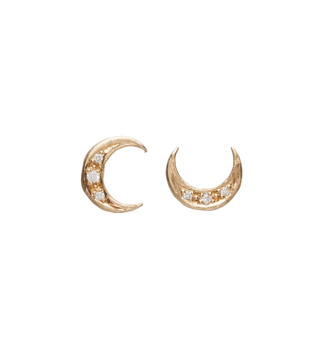 Crescent Moon Stud Earrings for Women - Minimalist Silver Moon Earrings for Everyday Wear | Perfect for Gifts, Parties & Casual Outfits