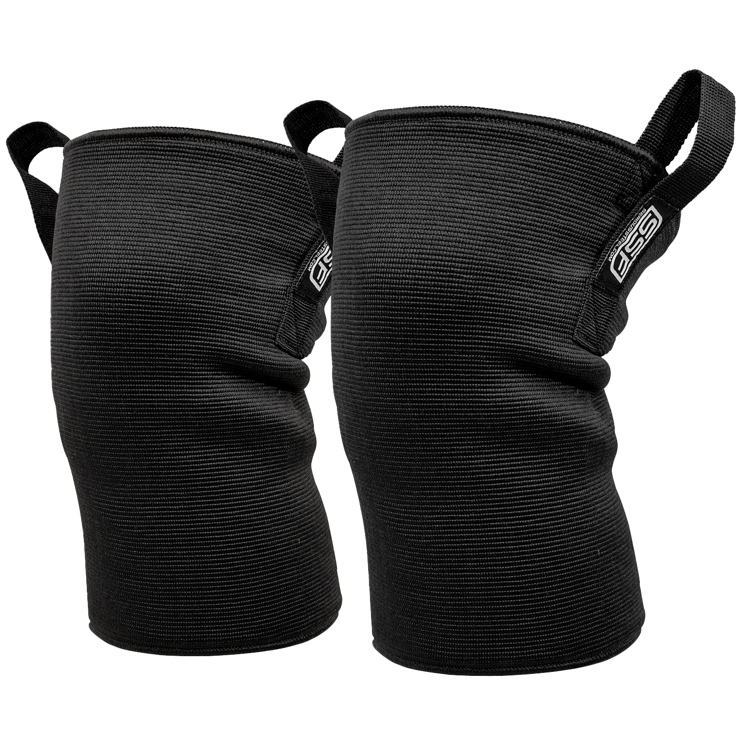 Best Knee Sleeves for Workout & Weightlifting - 3-Ply Neoprene Support with Pull Tabs for Easy On/Off - Ideal for CrossFit, Gym, Running & Joint Pain Relief