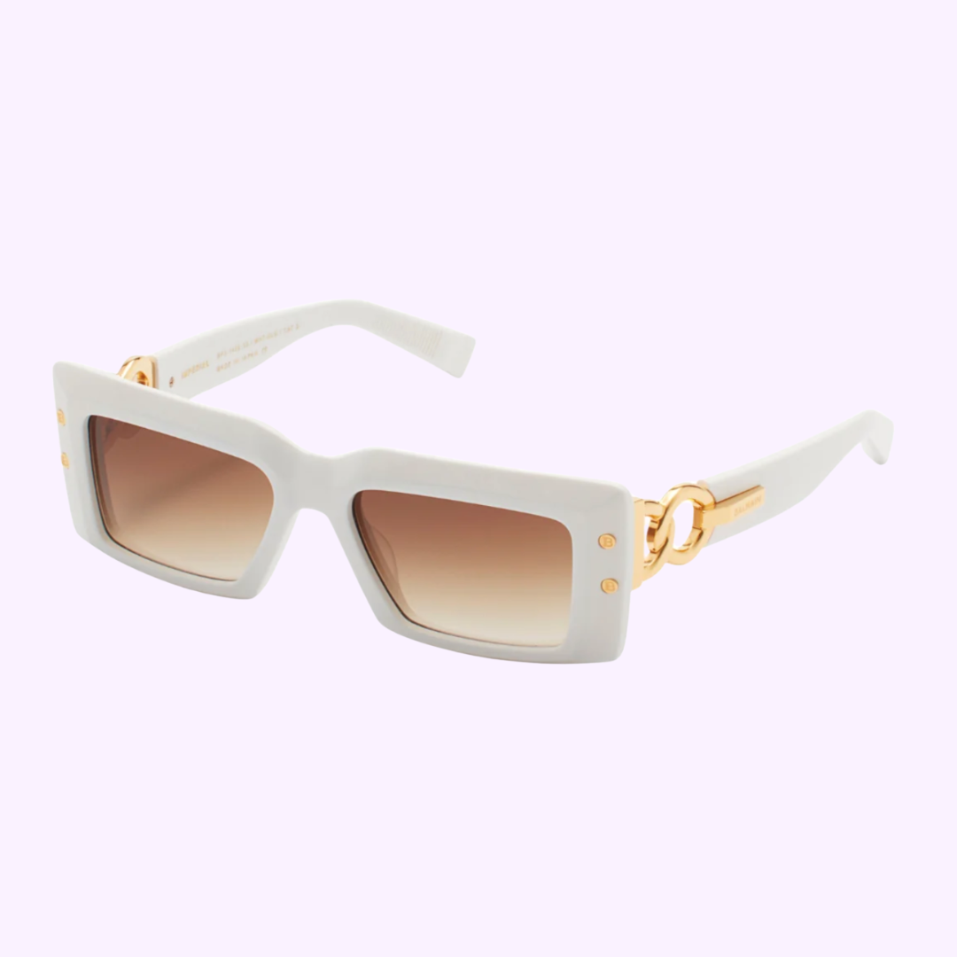 Balmain BPS 145E 53 Imperial Unisex Sunglasses - Classic Aviator Style for Men & Women - Perfect for Driving, Travel & Outdoor Activities