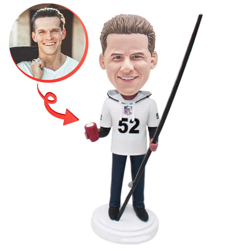 Custom NFL Bobblehead - Personalized Football Player Figurine for Fans, Collectors & Sports Enthusiasts - Perfect for Gifts, Office Decor & Game Day Displays