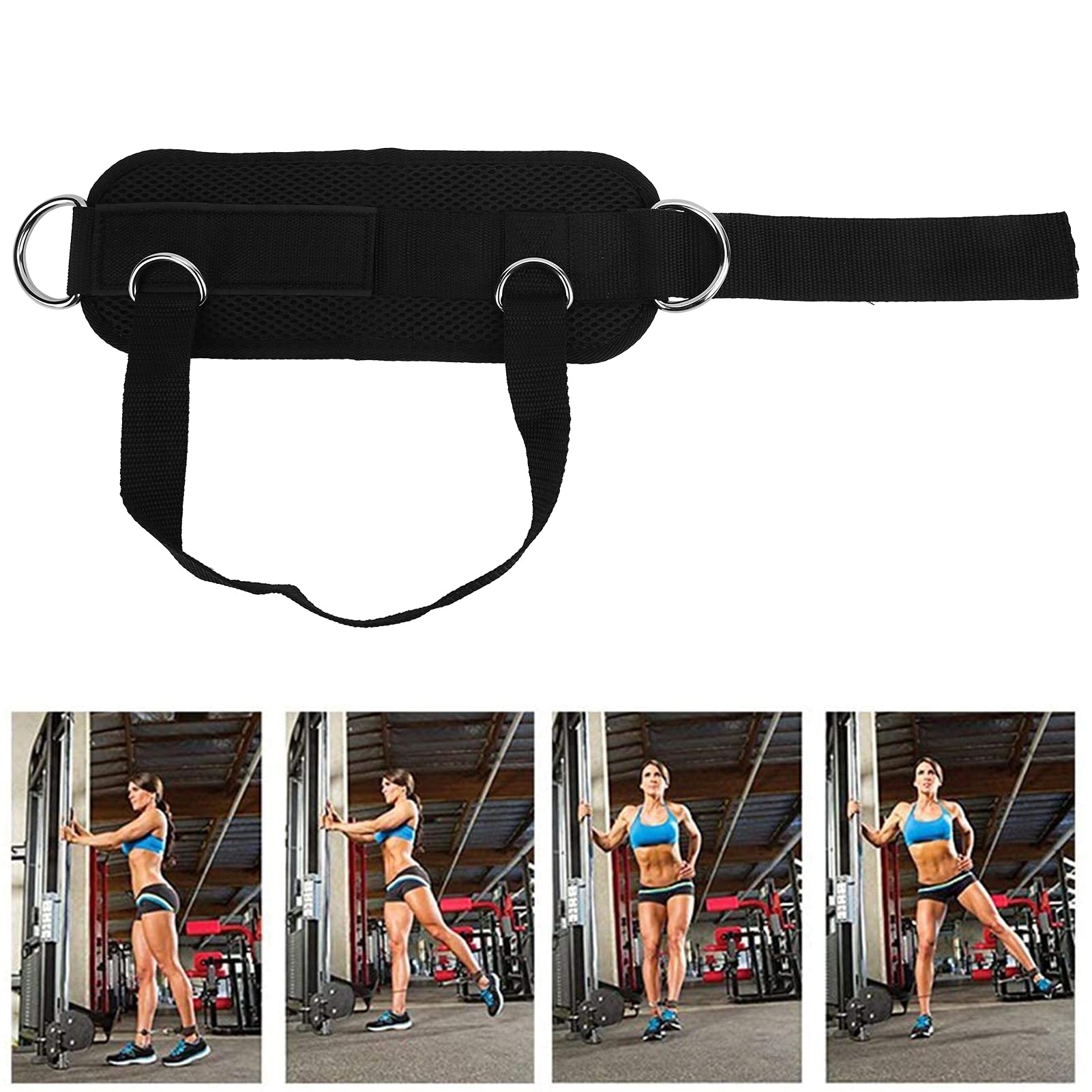 01 Fitness Ankle Straps for Cable Machine - Heavy Duty Leg Extension Straps for Lower Body Workouts - Perfect for Glutes, Hamstrings & Quad Exercises at Home or Gym