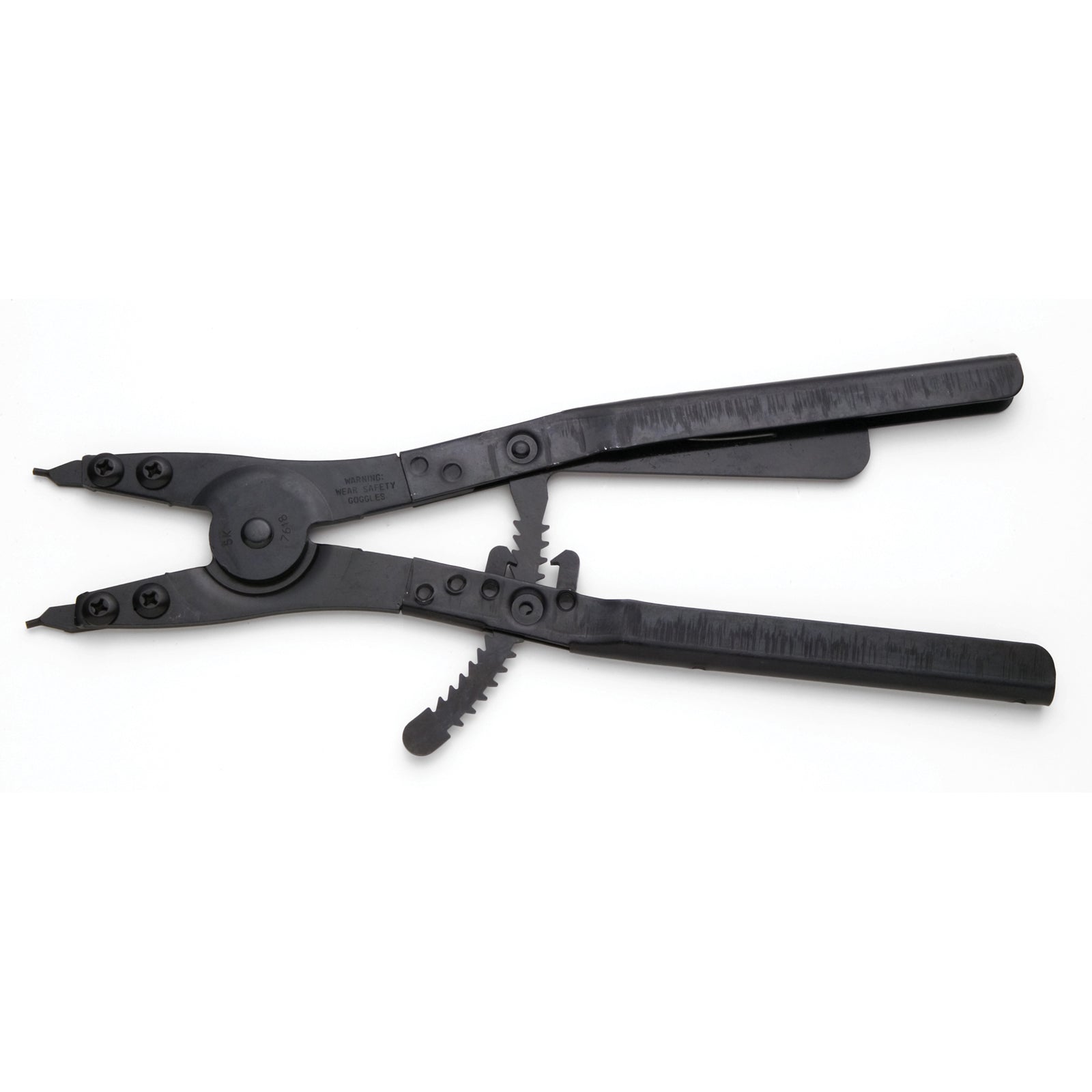 120 External Retaining Ring Pliers - Professional Snap Ring Pliers for Automotive, Machinery & DIY Repairs - Perfect for Engine, Transmission & Bearing Maintenance