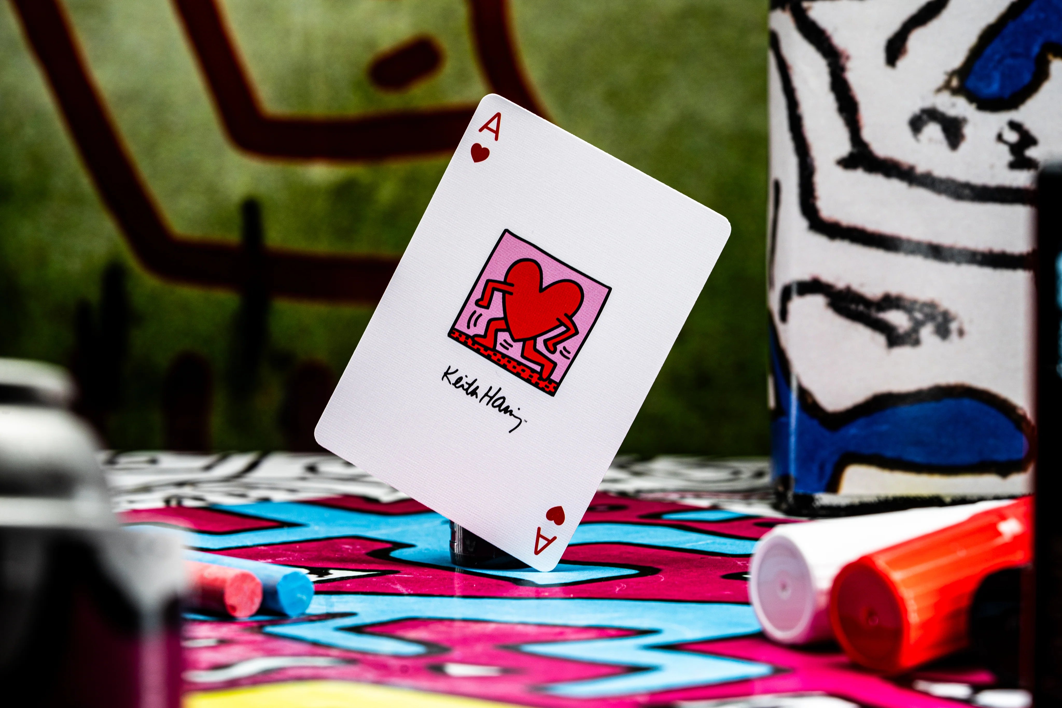 Keith Haring Playing Cards - Premium Collectible Card Deck for Poker, Blackjack & Game Nights - Unique Pop Art Gift for Card Game Lovers