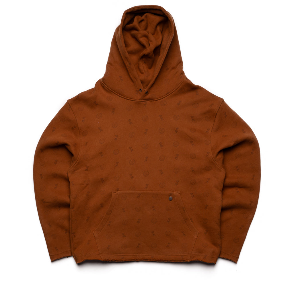 Honor The Gift Raw Edge Hoodie - Copper | Premium Streetwear for Men & Women | Perfect for Casual Wear, Gym & Outdoor Activities