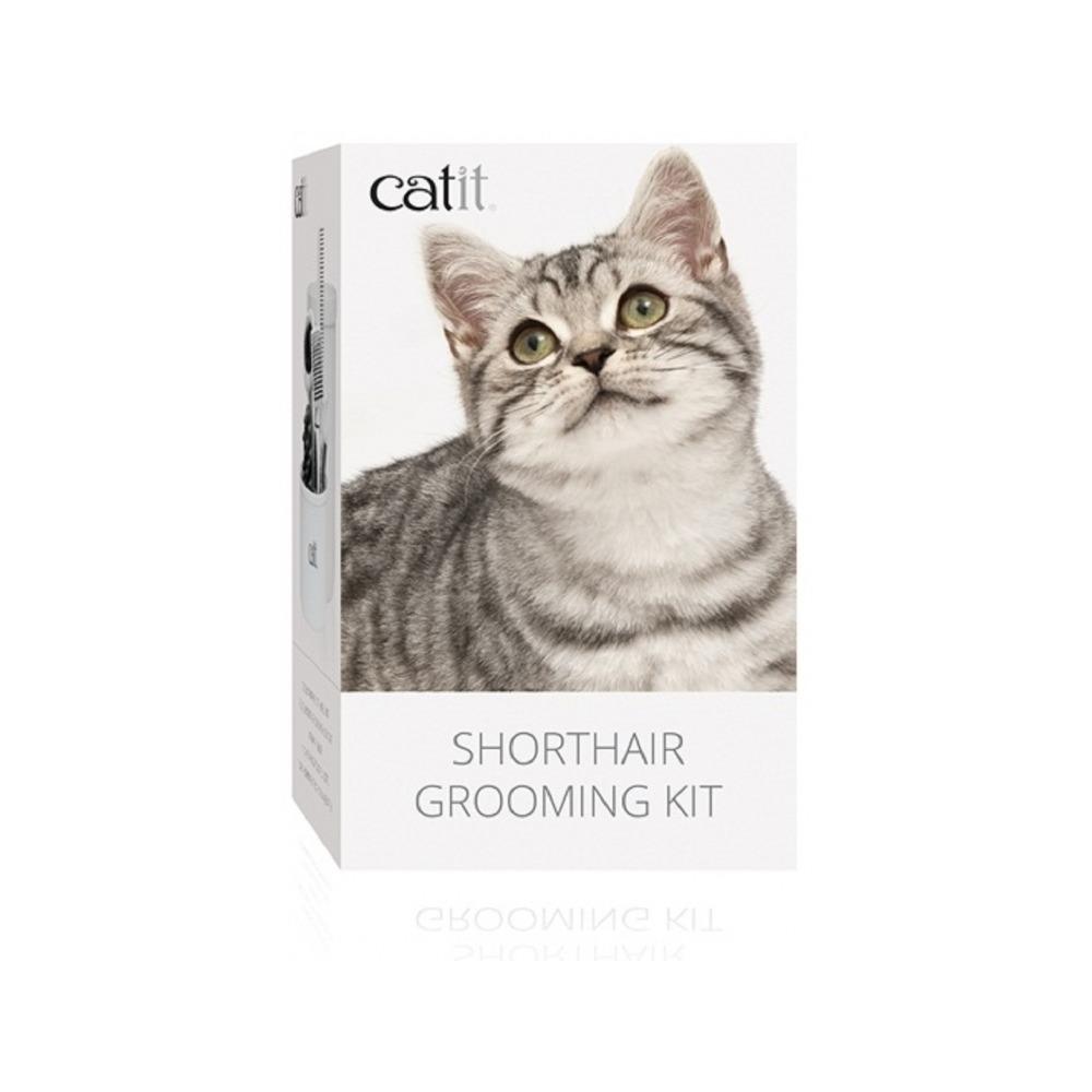 Premium Cat Grooming Kit for Short Hair - 8-Piece Professional Deshedding Brush, Nail Clippers & Comb Set - Gentle Pet Grooming Tools for Indoor Cats, Shedding Control & Coat Care at Home