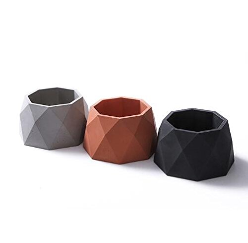Hexagonal Silicone Concrete Mold for DIY Planters, Vases & Clay Crafts - Perfect for Home Decor, Garden & Handmade Gifts