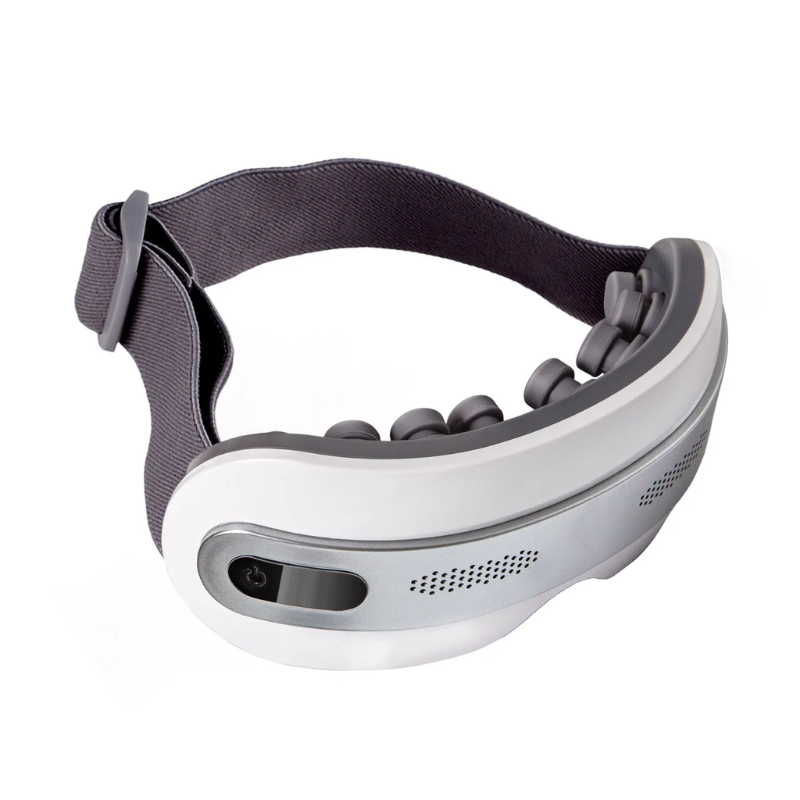 Osaki OS303 Eye Massager for Headache & Stress Relief - Rechargeable Eye Massage Mask with Heat & Vibration - Perfect for Office, Travel & Home Use